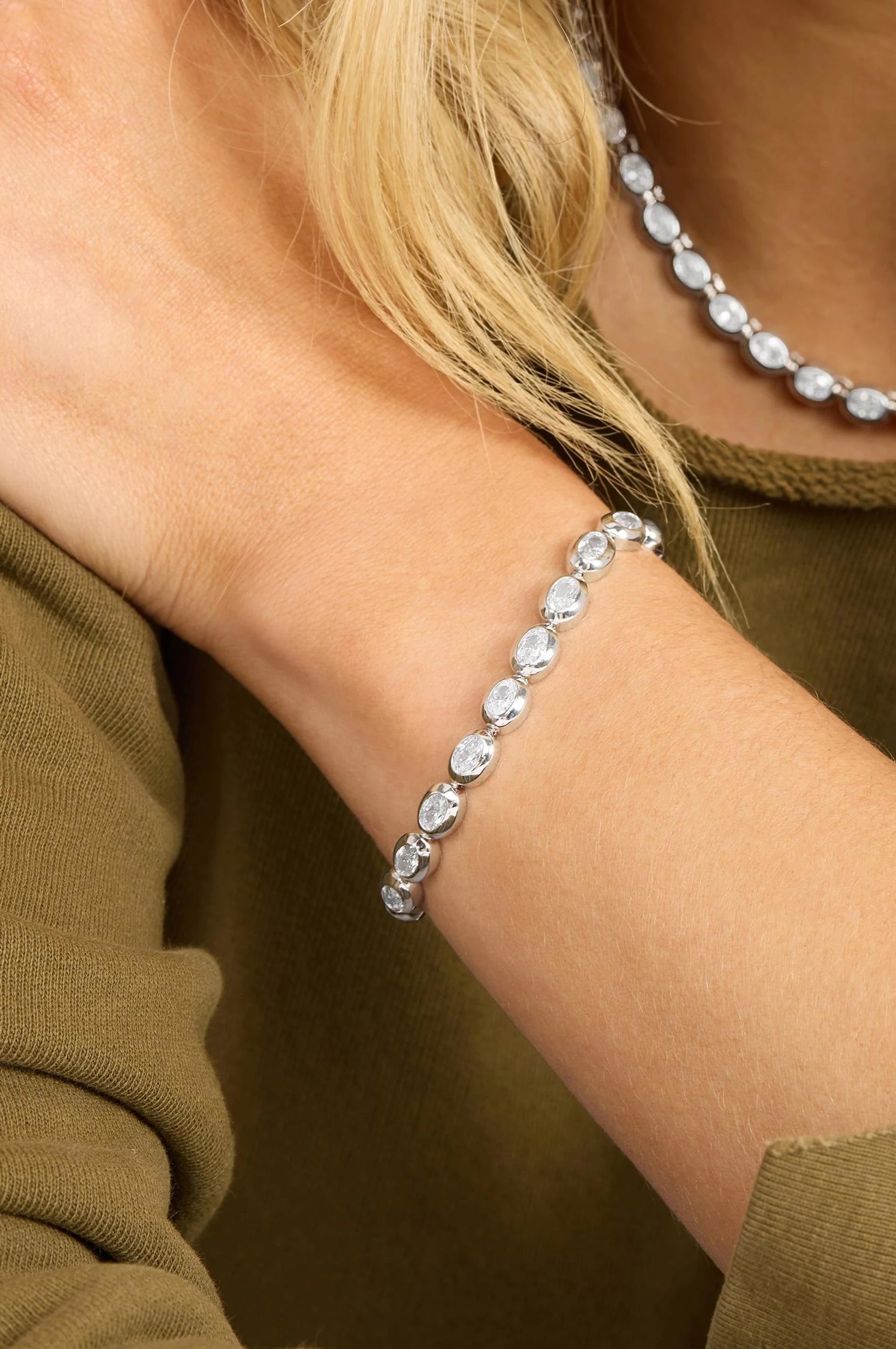 SHE'S A BOSS TENNIS BRACELET