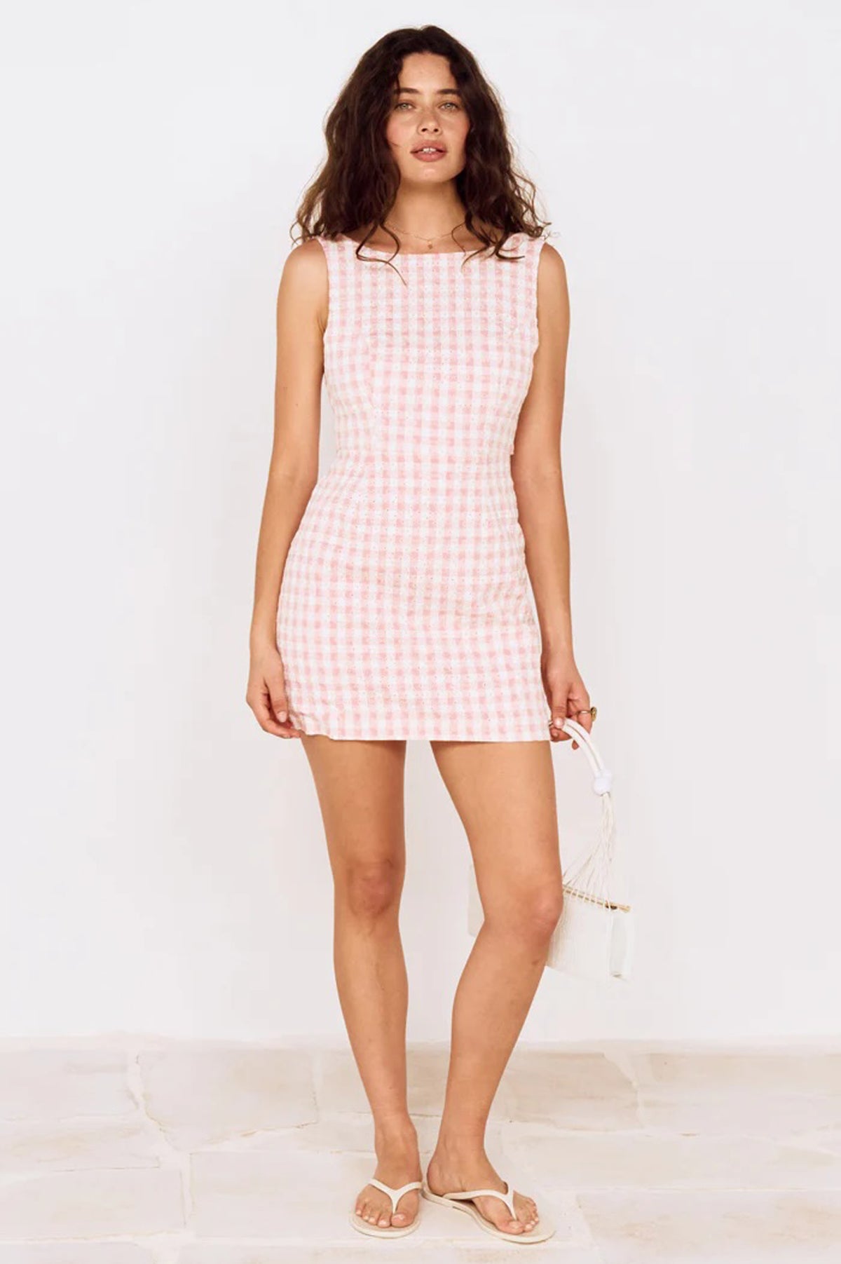 Sabina Tie Back Mini Dress