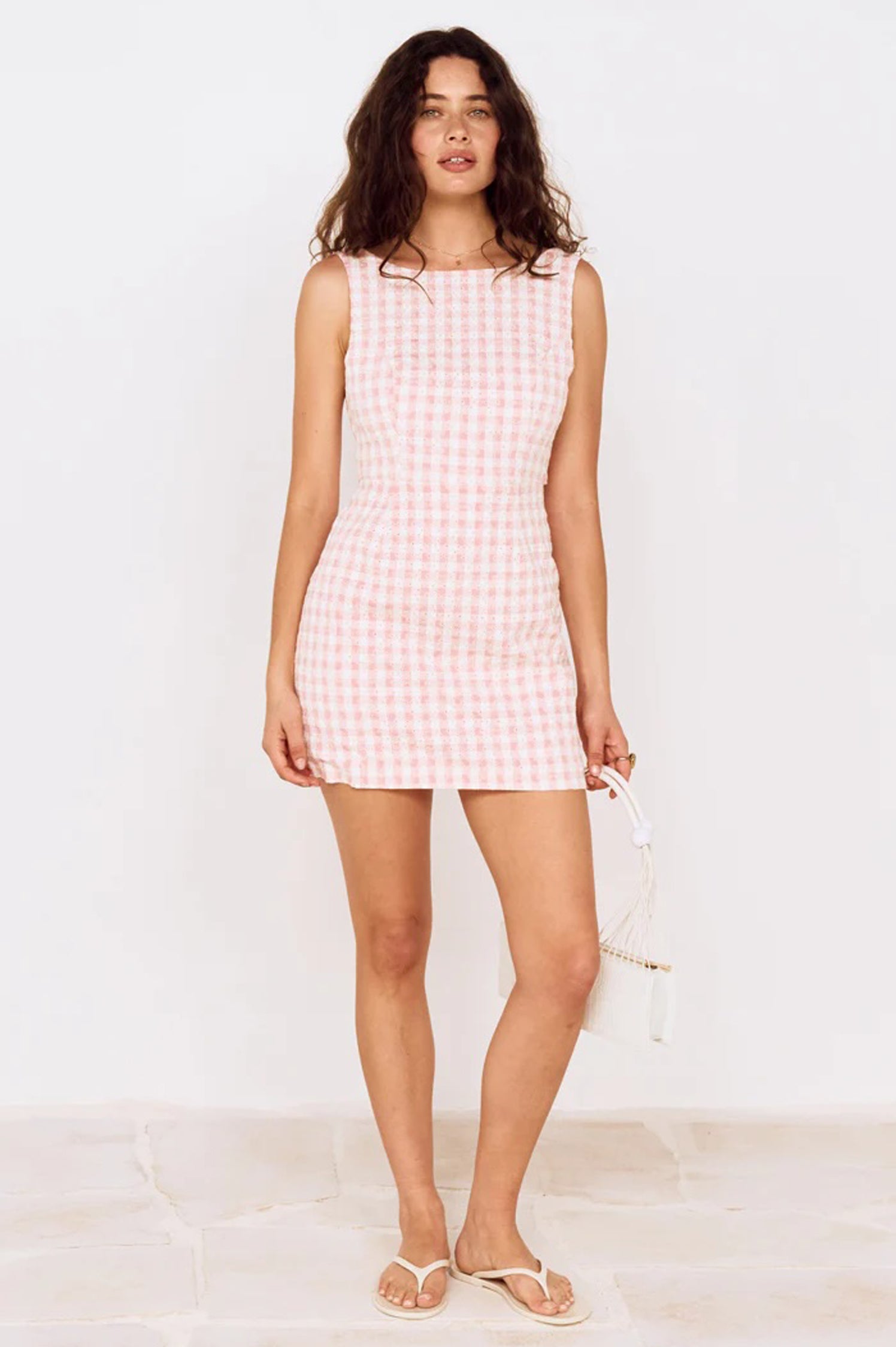 Sabina Tie Back Mini Dress