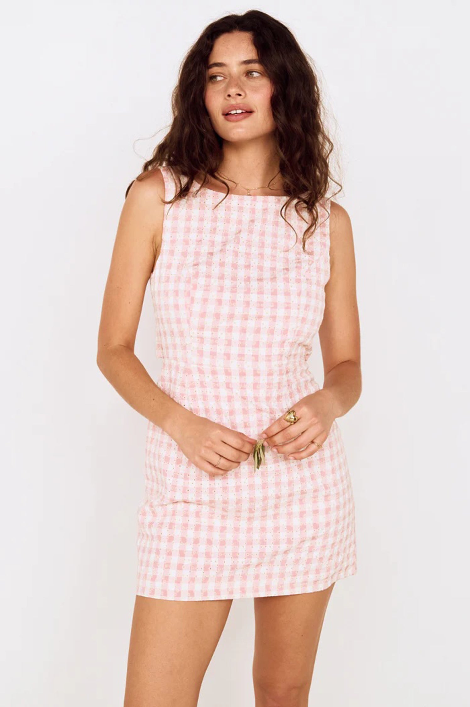 Sabina Tie Back Mini Dress