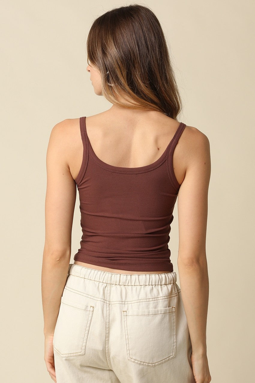 Amy Ribbed Tank Top