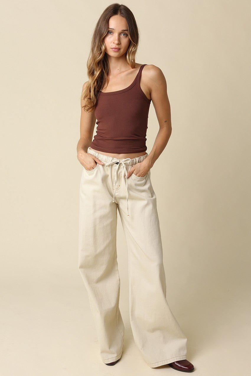 Amy Ribbed Tank Top
