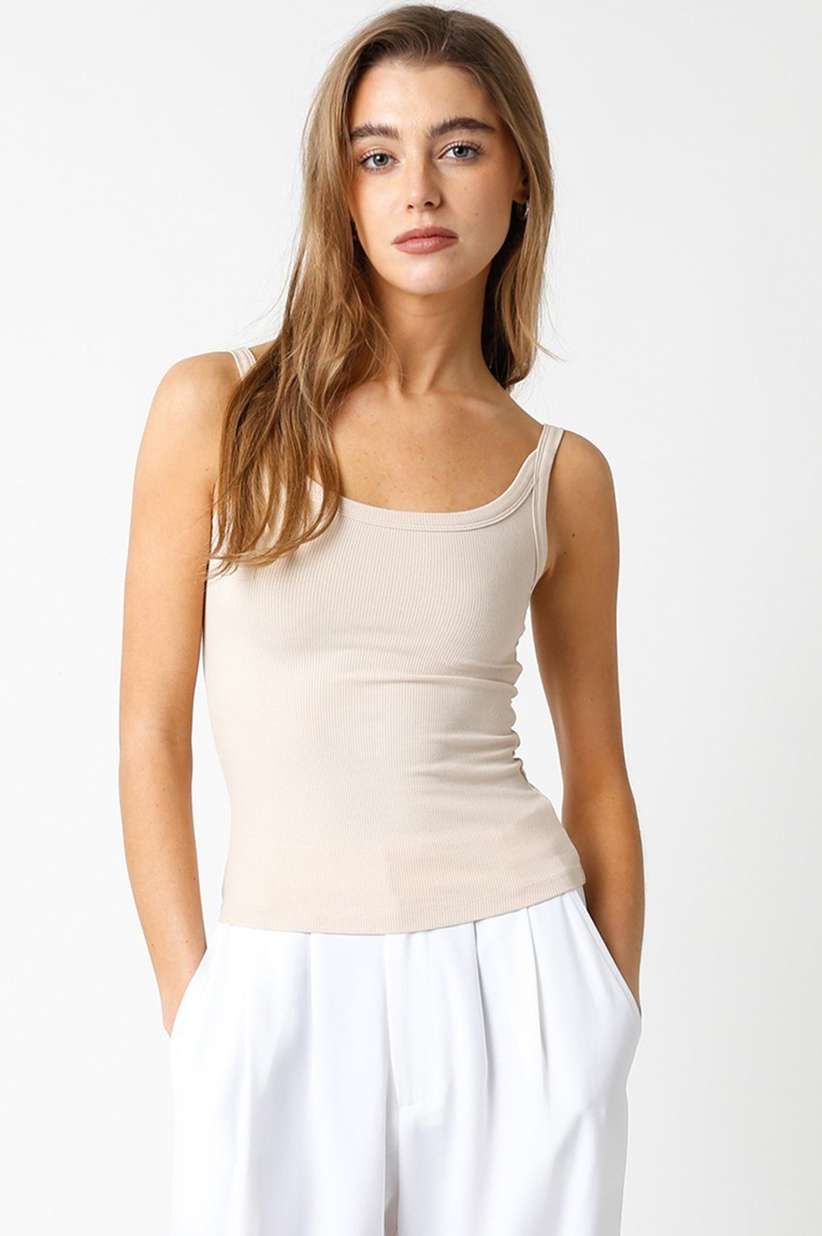Amy Ribbed Tank Top