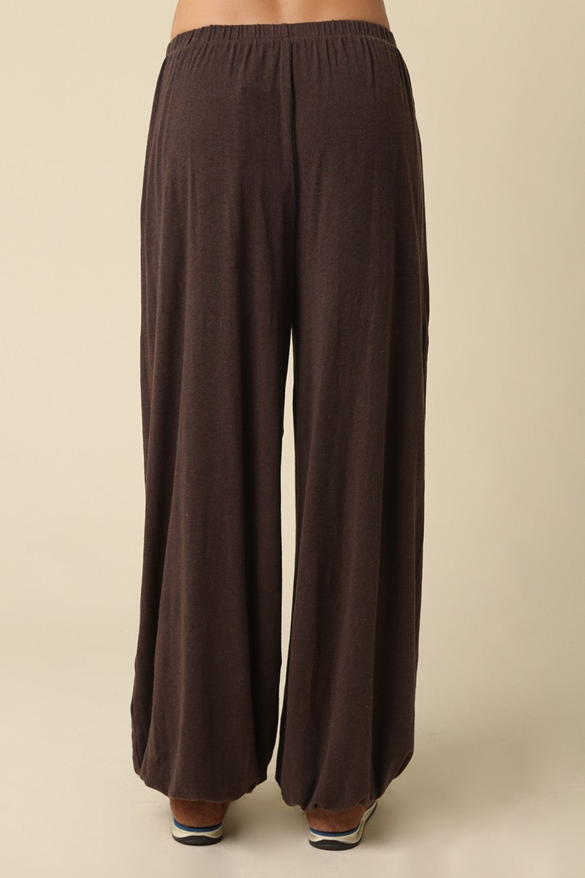 ELIZA GATHERED HEM LOUNGE PANTS
