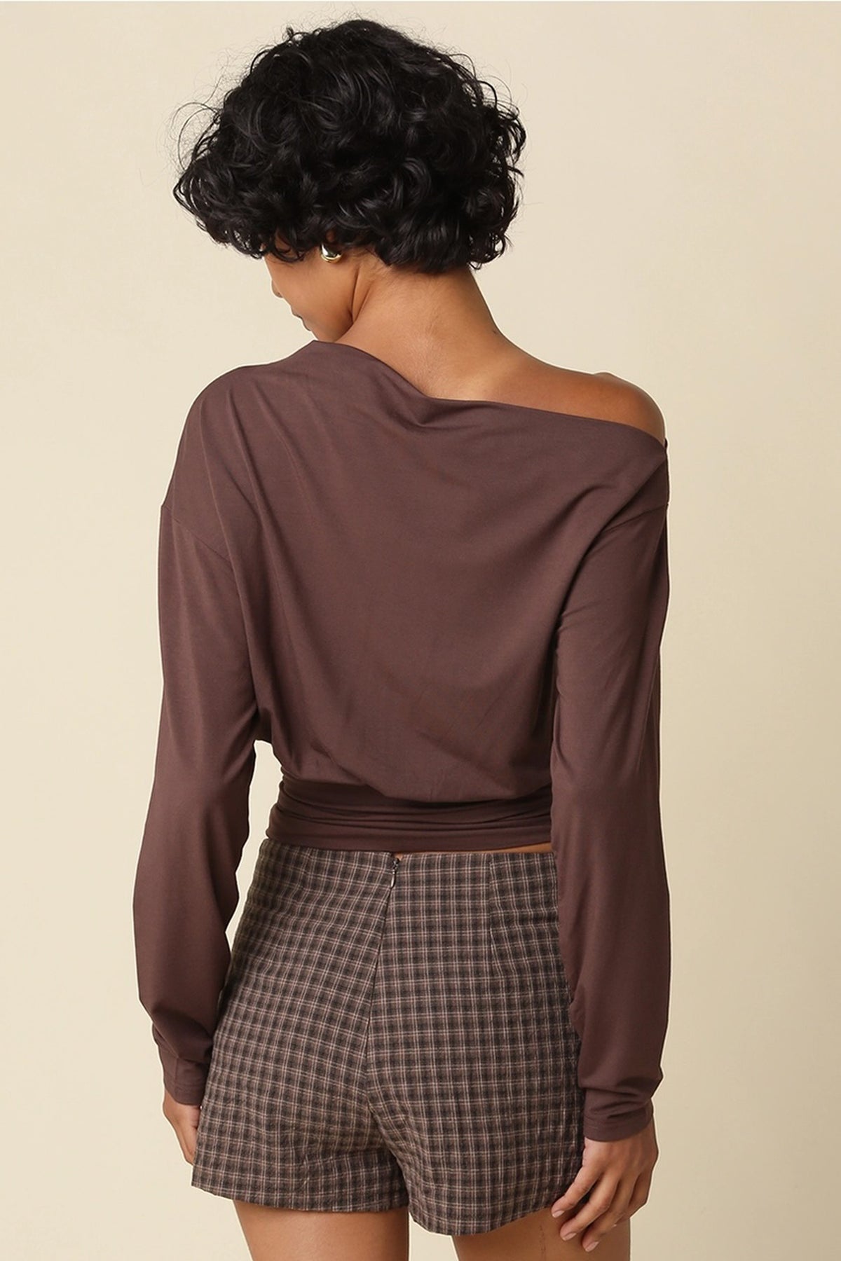 Helen Draped Waist Top