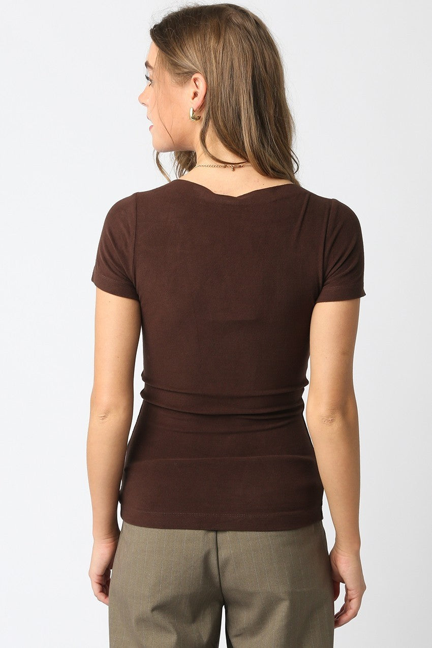 KRISTIN ESSENTIAL KNIT TOP