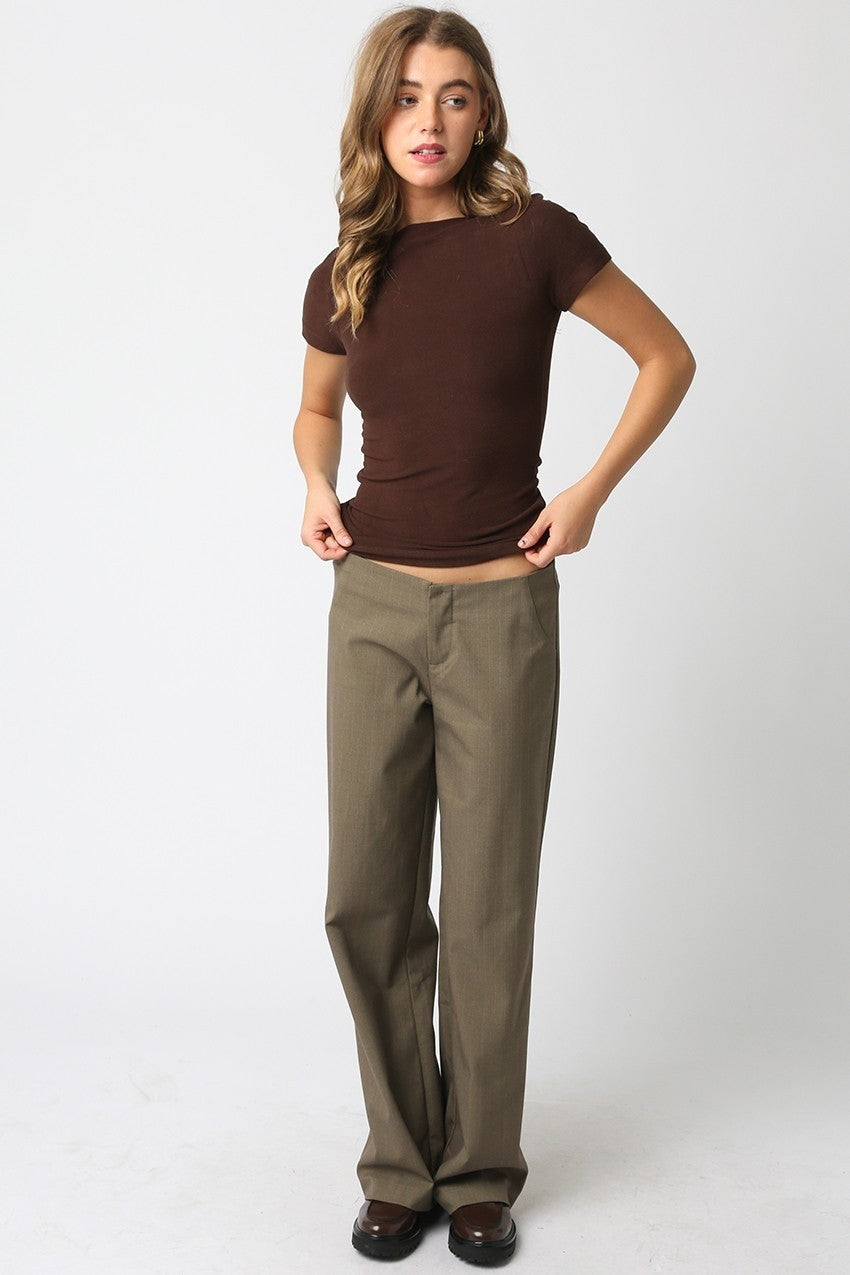 KRISTIN ESSENTIAL KNIT TOP