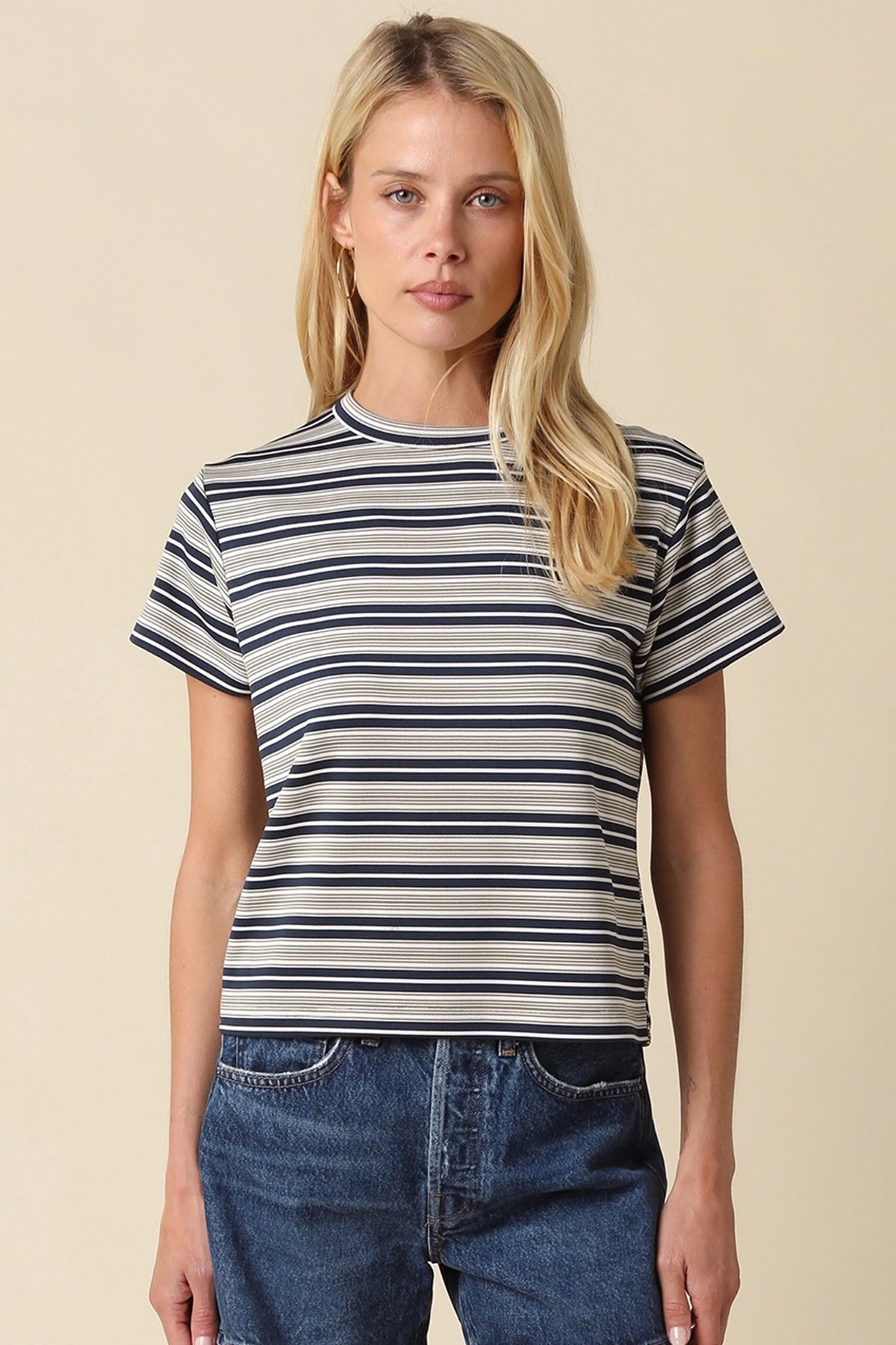 Mila Stripe Baby Tee
