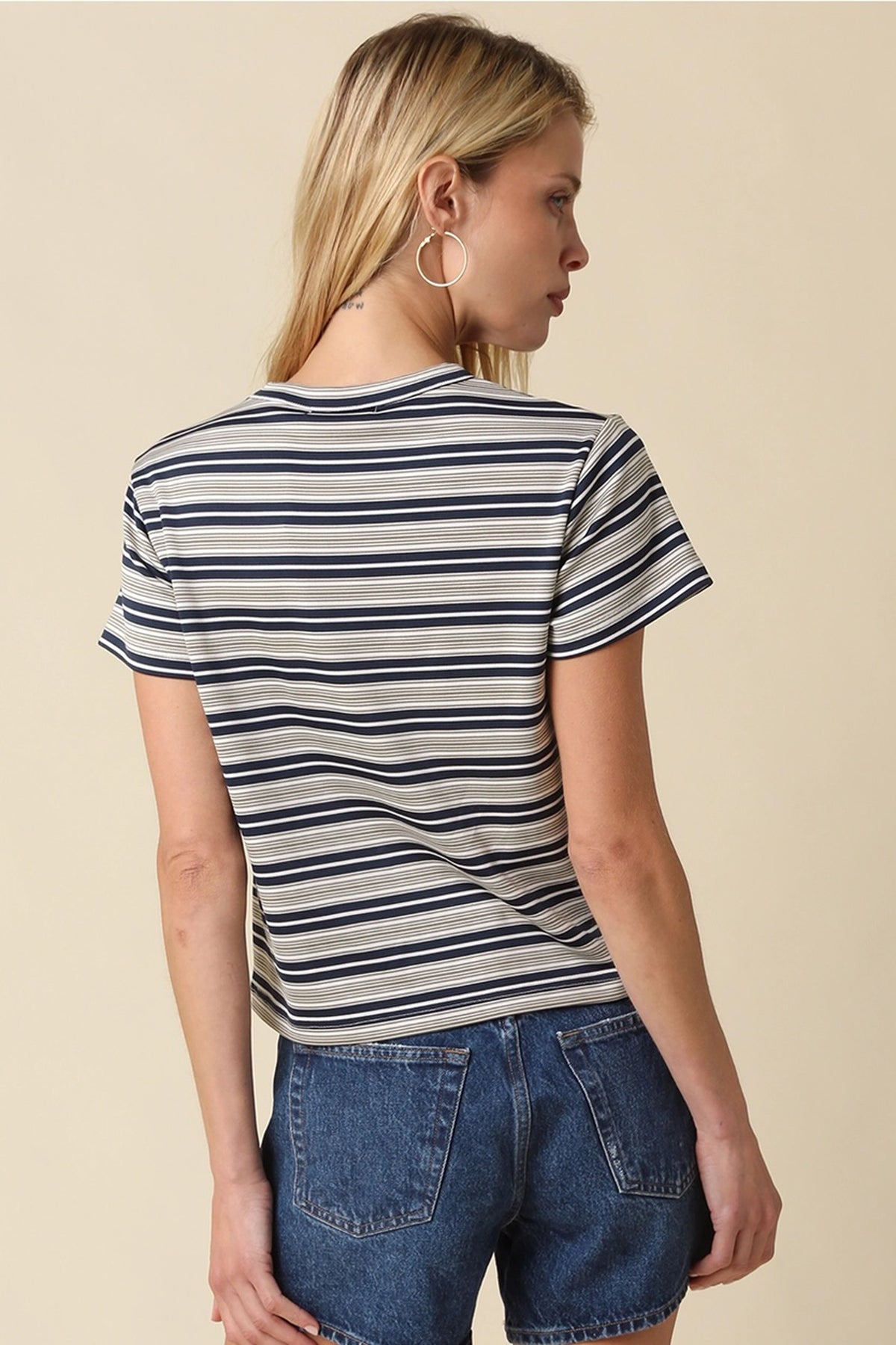 Mila Stripe Baby Tee