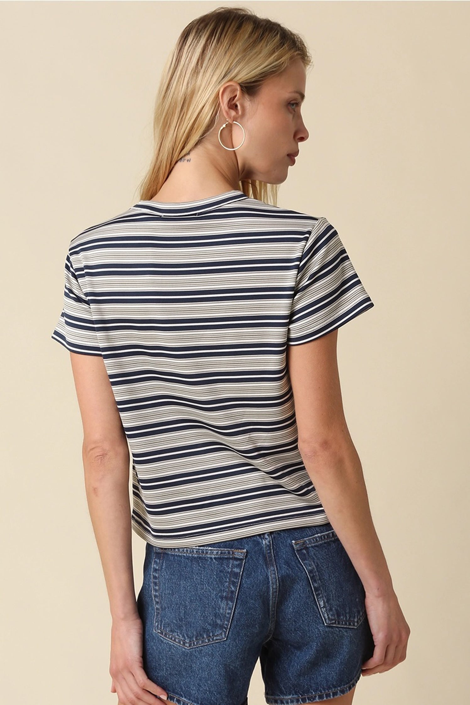 Mila Stripe Baby Tee
