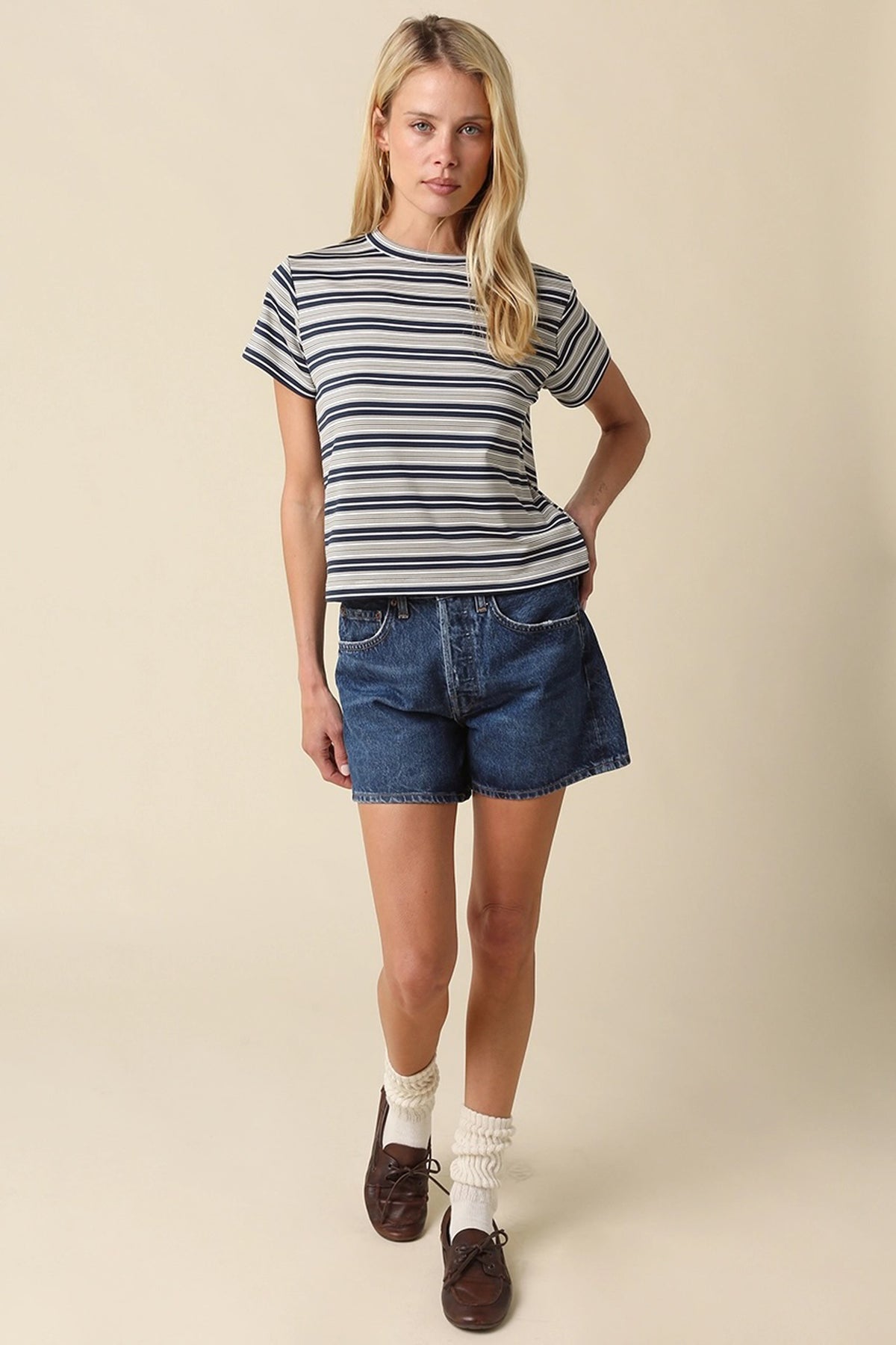 Mila Stripe Baby Tee
