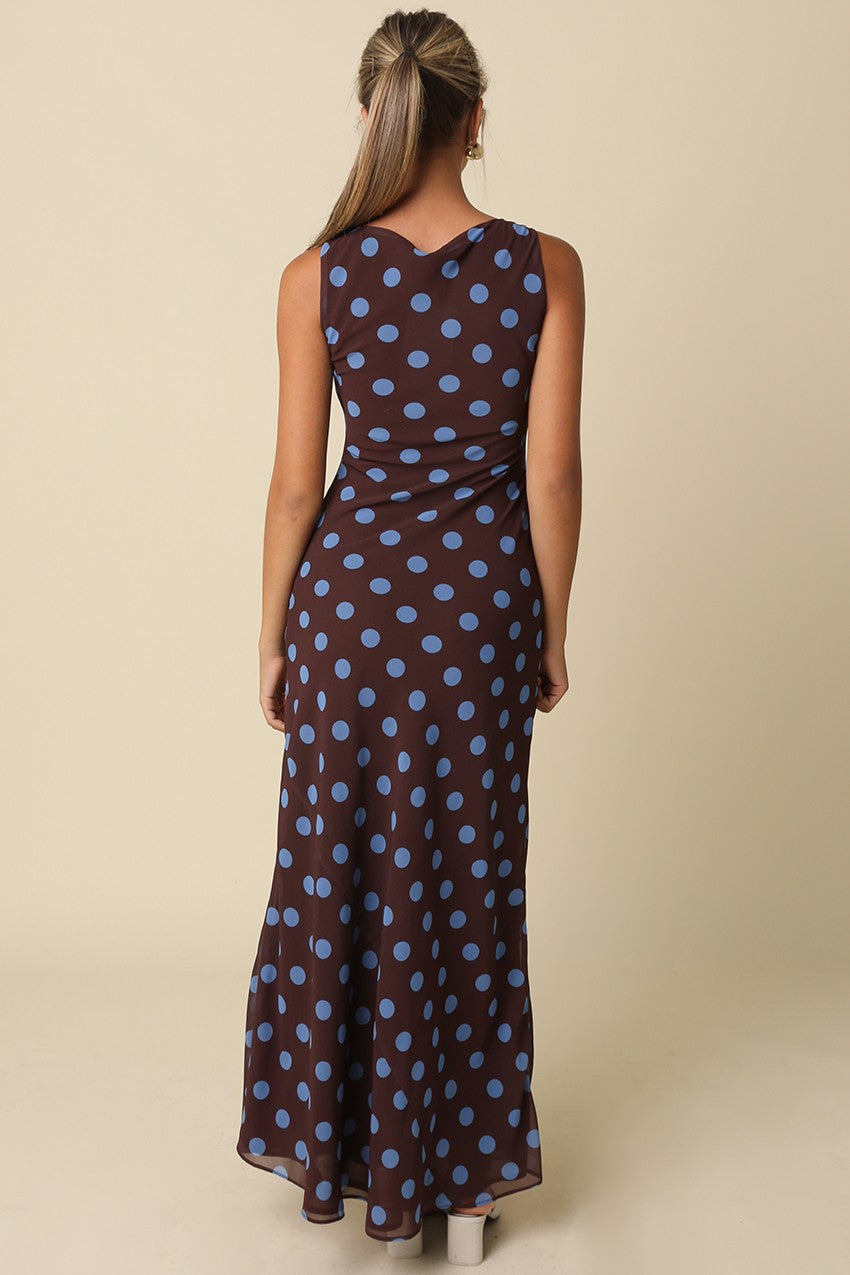 Miley Polka Dot Maxi Dress