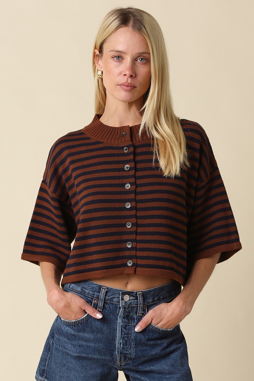 Natalia Stripe Knit Sweater