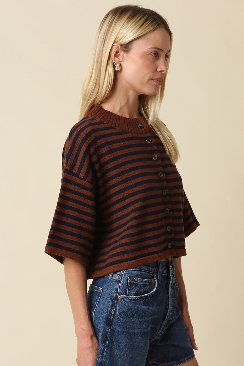 Natalia Stripe Knit Sweater