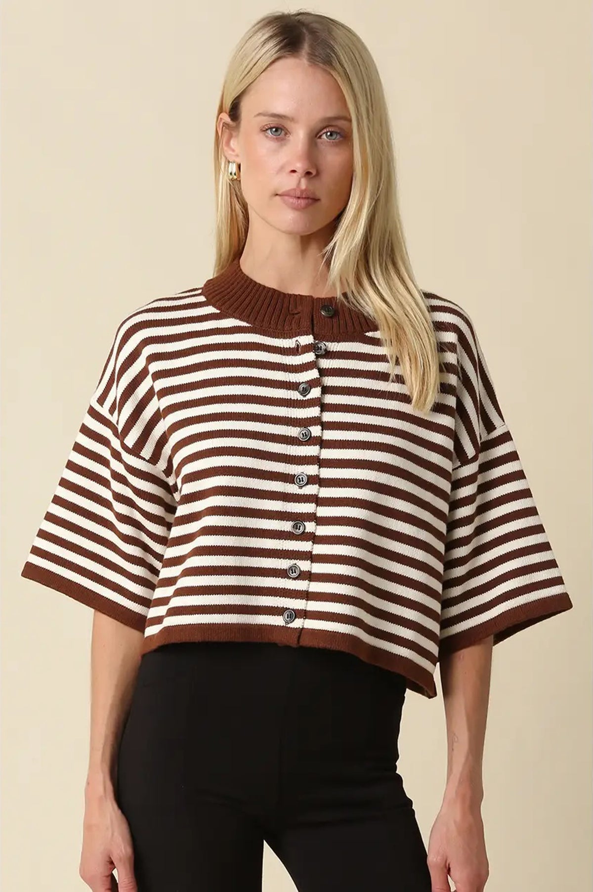 Natalia Stripe Knit Sweater