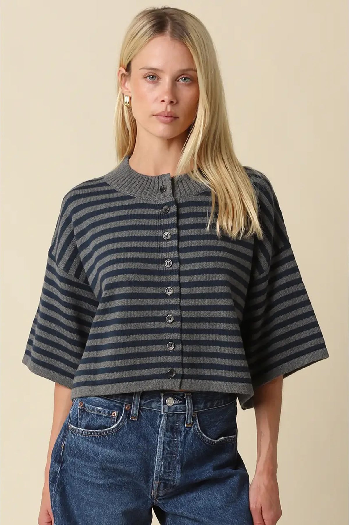 Natalia Stripe Knit Sweater