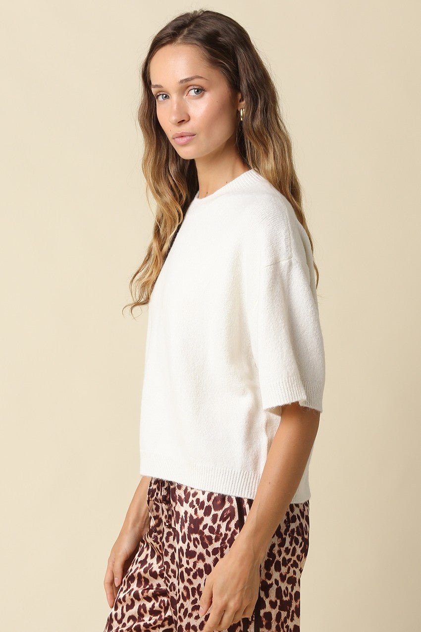 PARKER HALF SLEEVE SWEATER