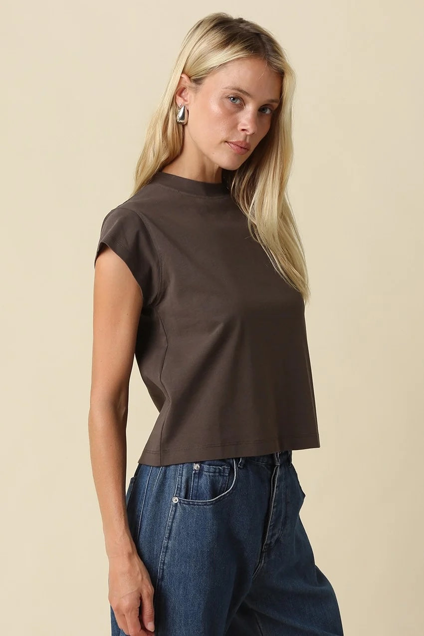 VALERIE CAP SLEEVE TEE