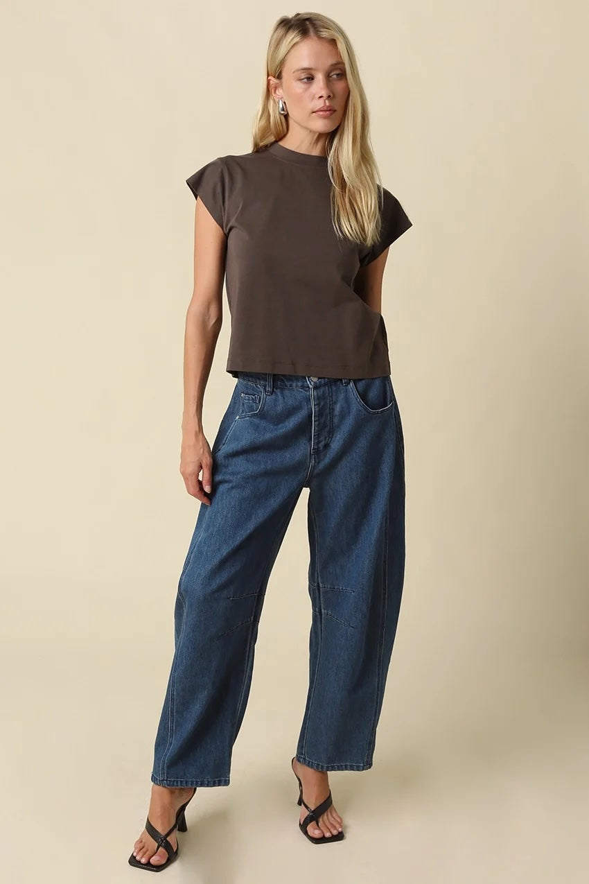 VALERIE CAP SLEEVE TEE