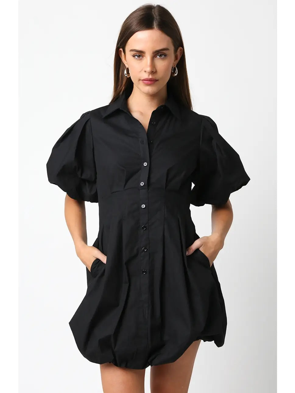 Valerie Puff Sleeve Mini Dress