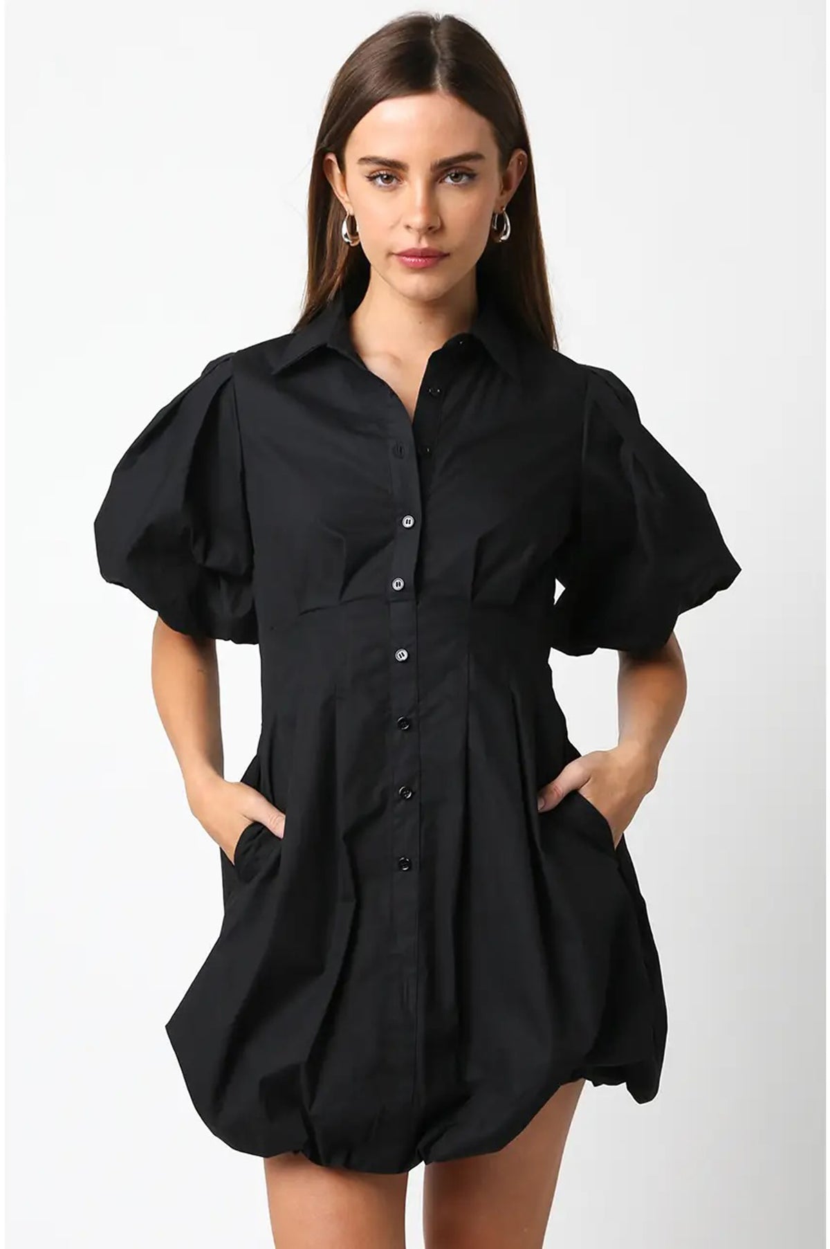 Valerie Puff Sleeve Mini Dress