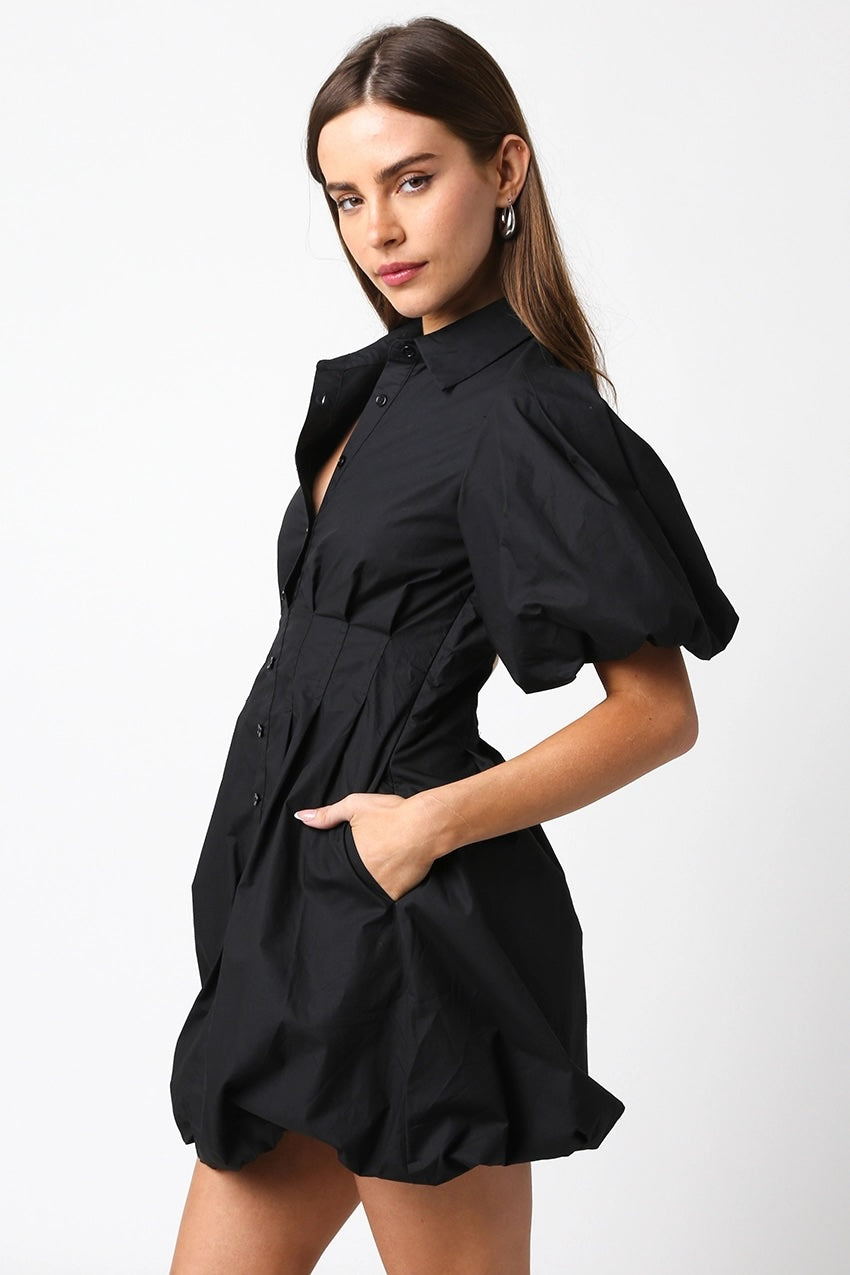 Valerie Puff Sleeve Mini Dress