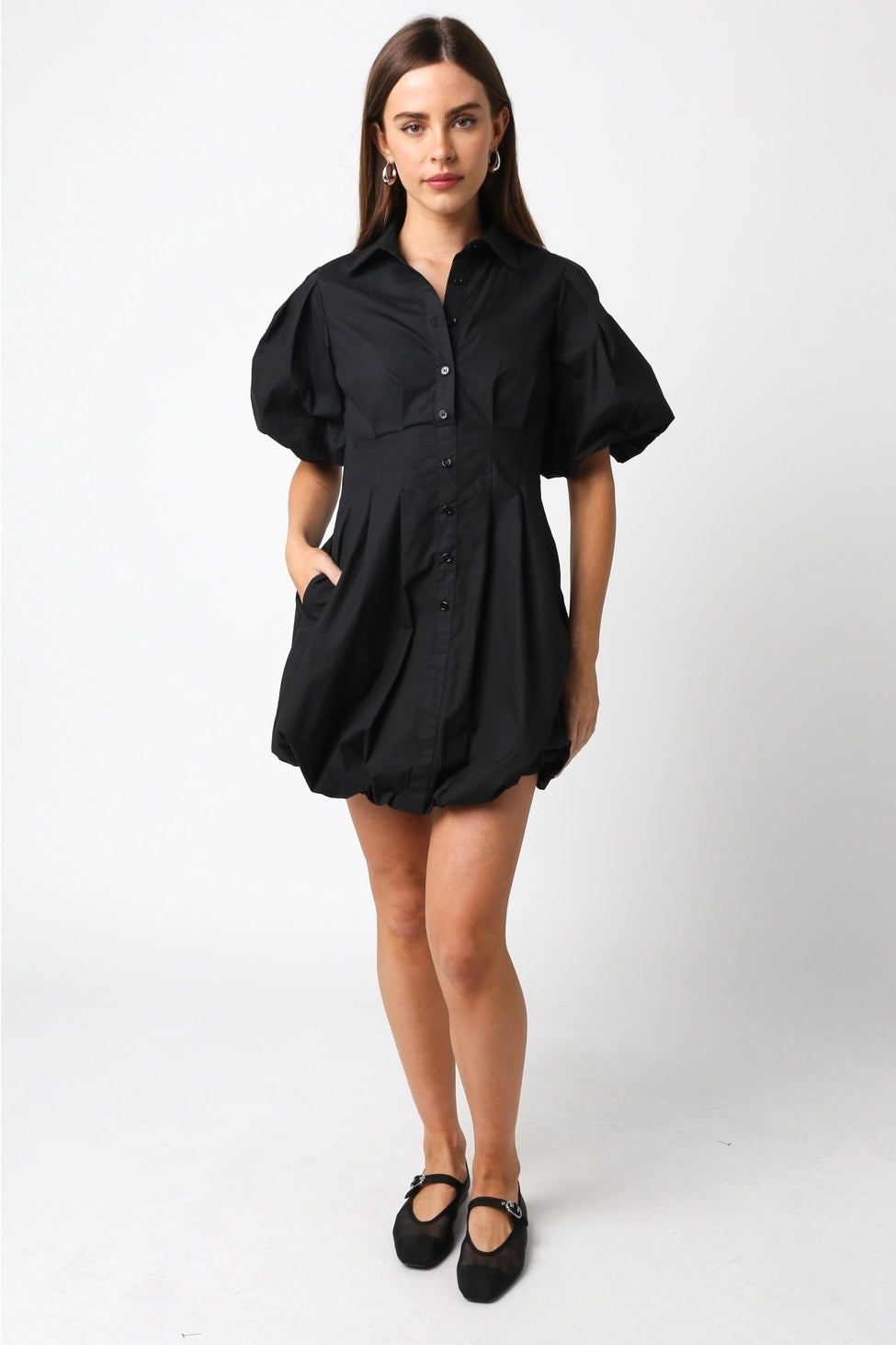 Valerie Puff Sleeve Mini Dress