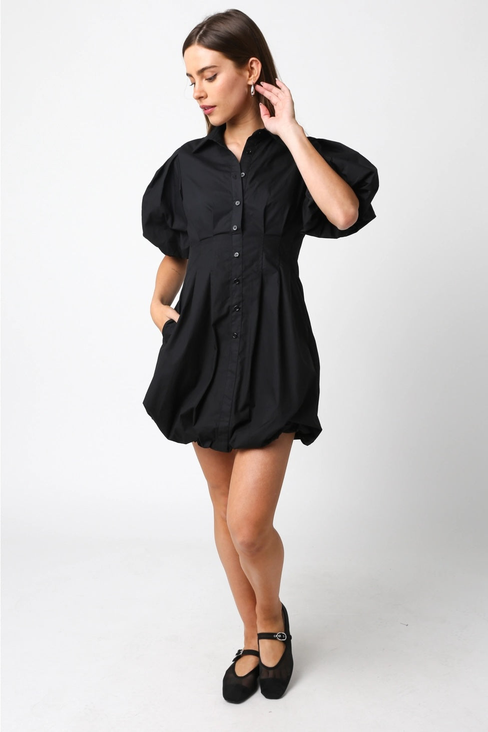 Valerie Puff Sleeve Mini Dress