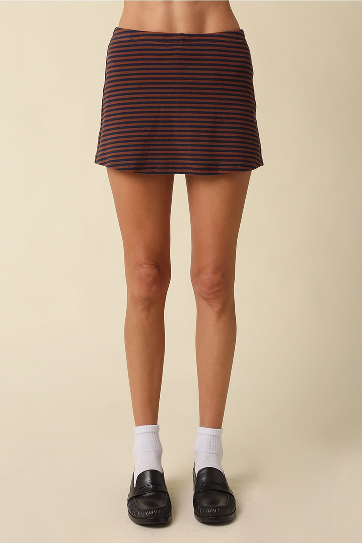 Zoey Striped Knit Skort