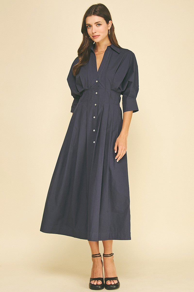 Margot Button Down Dress
