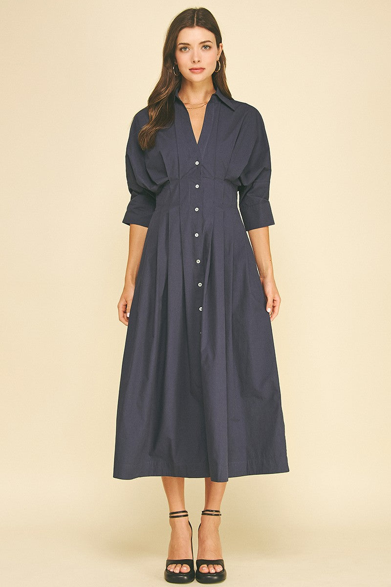 Margot Button Down Dress