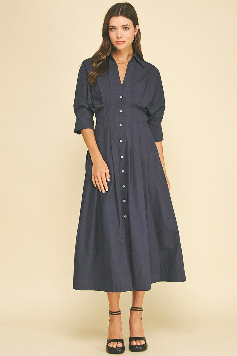 Margot Button Down Dress