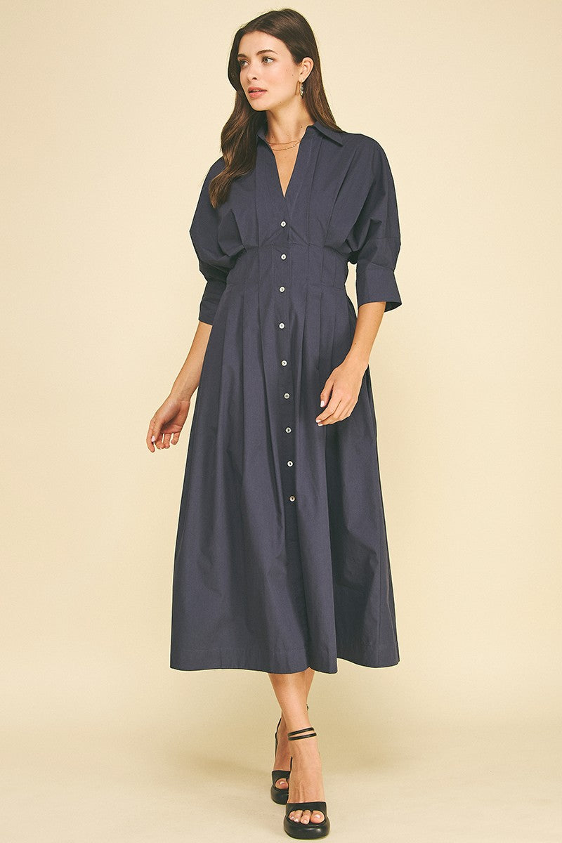 Margot Button Down Dress