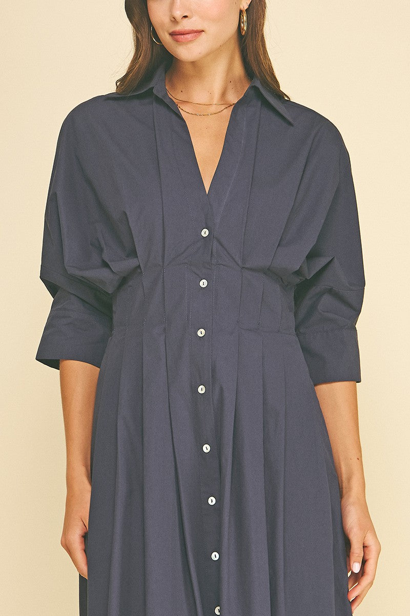 Margot Button Down Dress