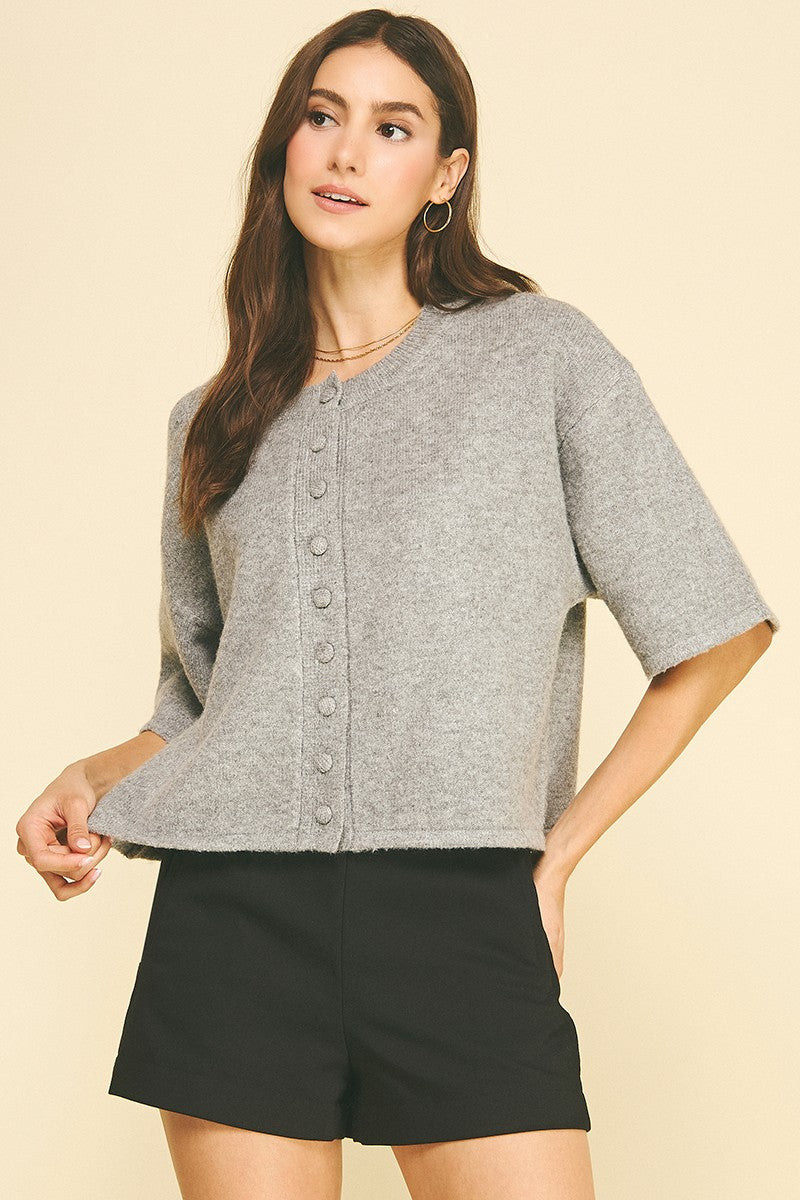 Sloane Button Front Cardigan