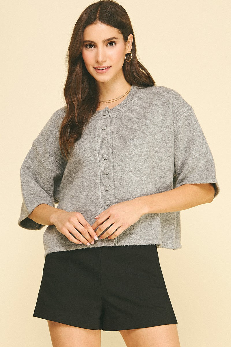 Sloane Button Front Cardigan