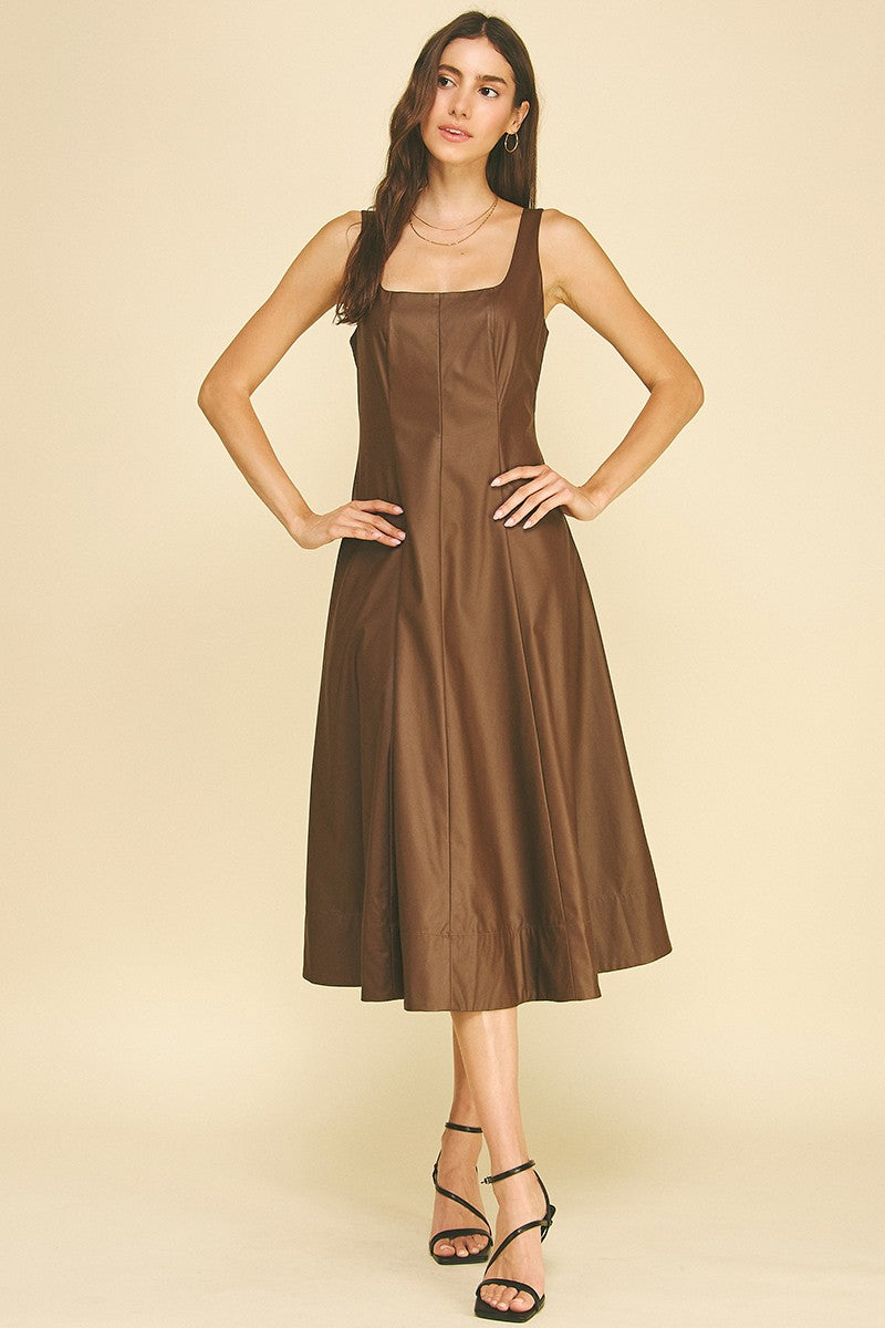 Maren Flared Midi Dress