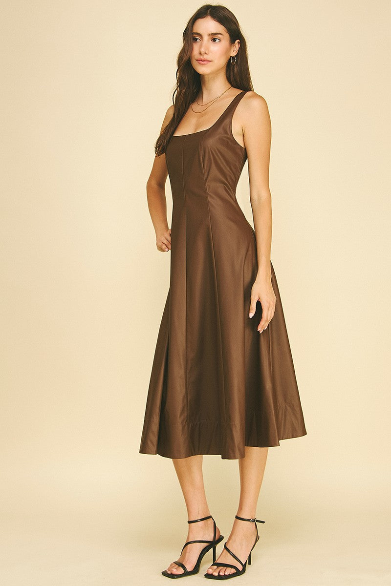 Maren Flared Midi Dress