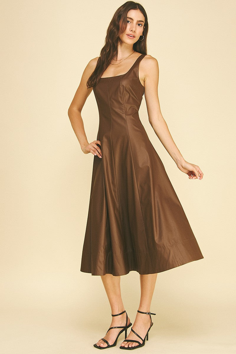 Maren Flared Midi Dress