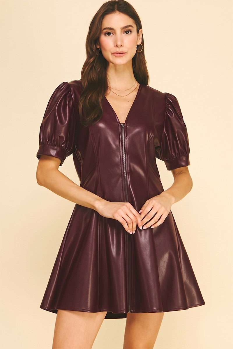 Palmer Leather Dress
