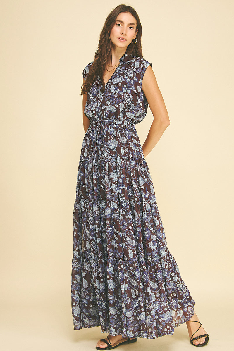 Iris Floral Maxi Dress