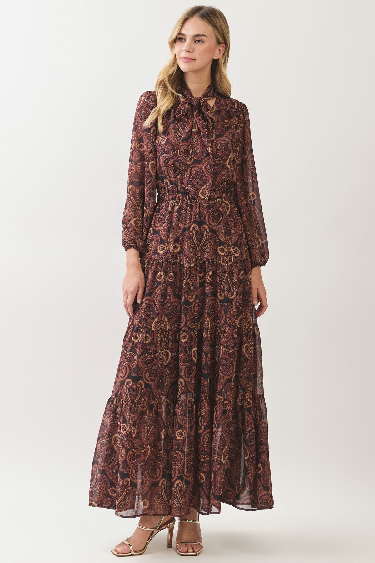 Juliette Long Sleeve Maxi Dress
