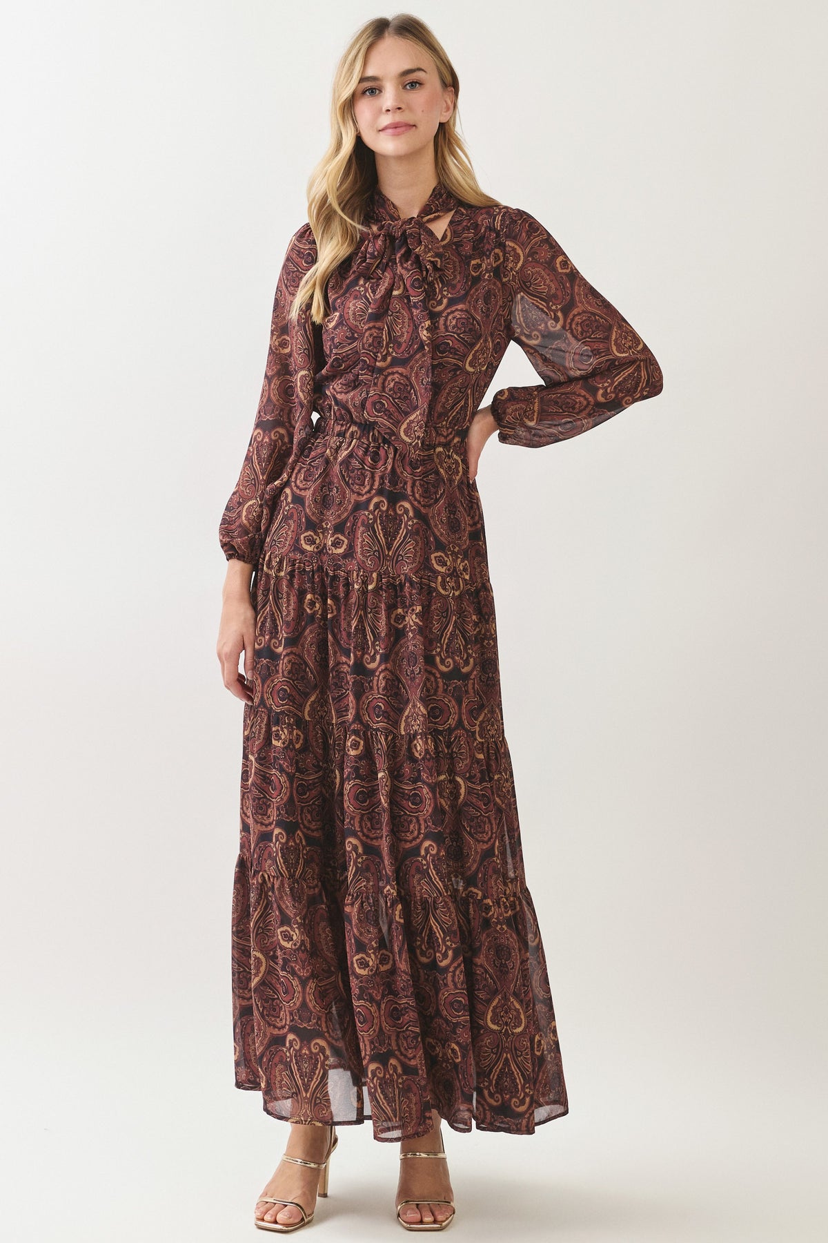 Juliette Long Sleeve Maxi Dress