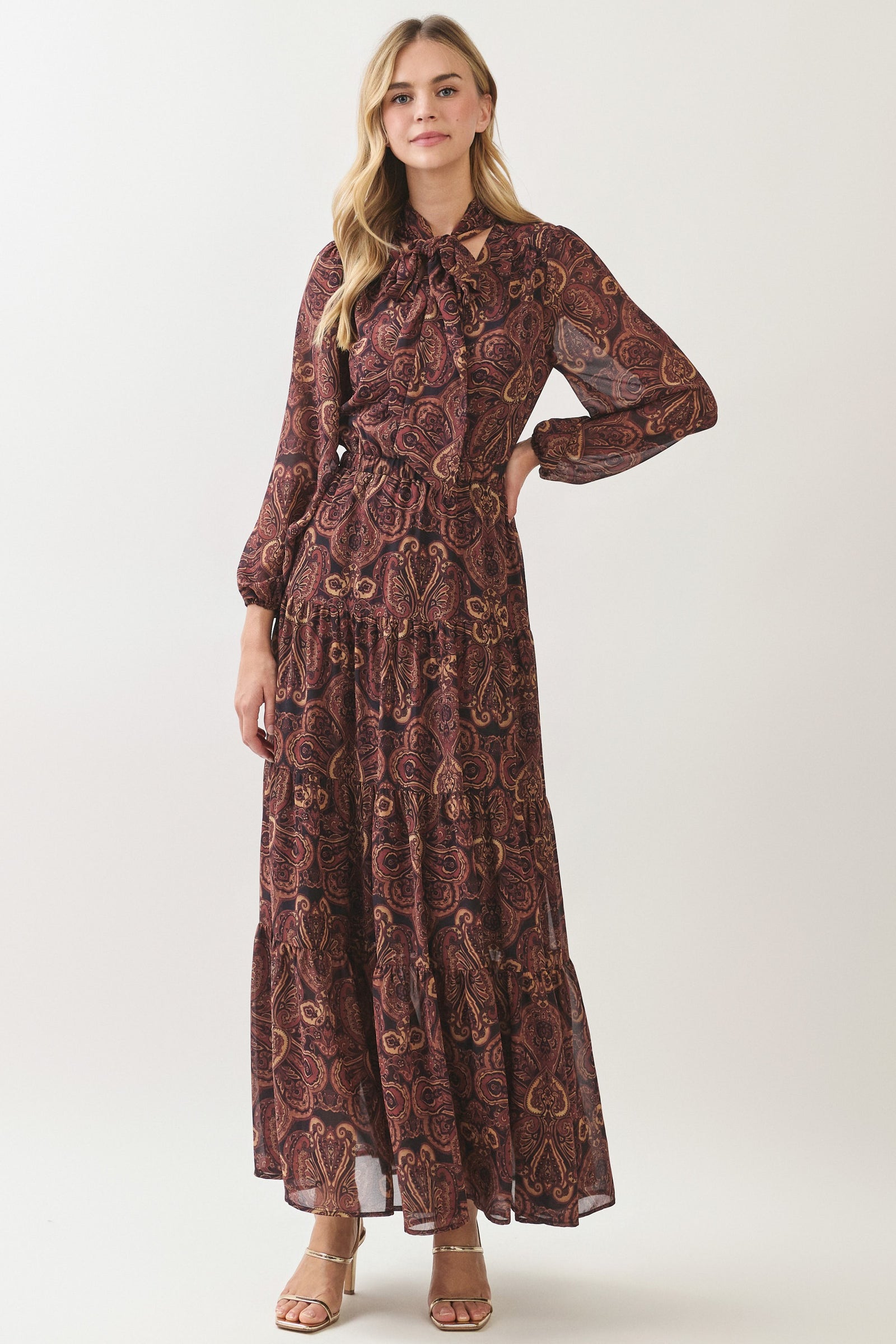 Juliette Long Sleeve Maxi Dress
