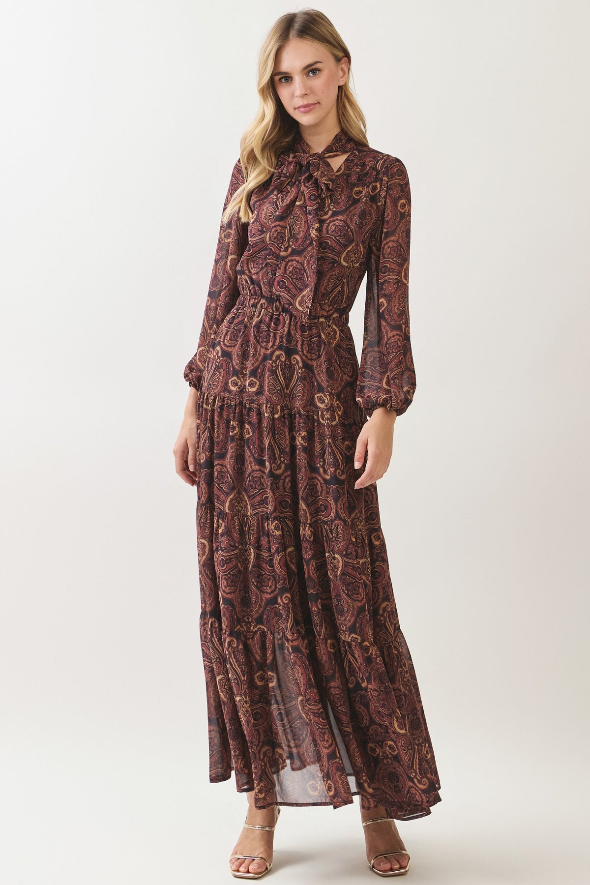 Juliette Long Sleeve Maxi Dress