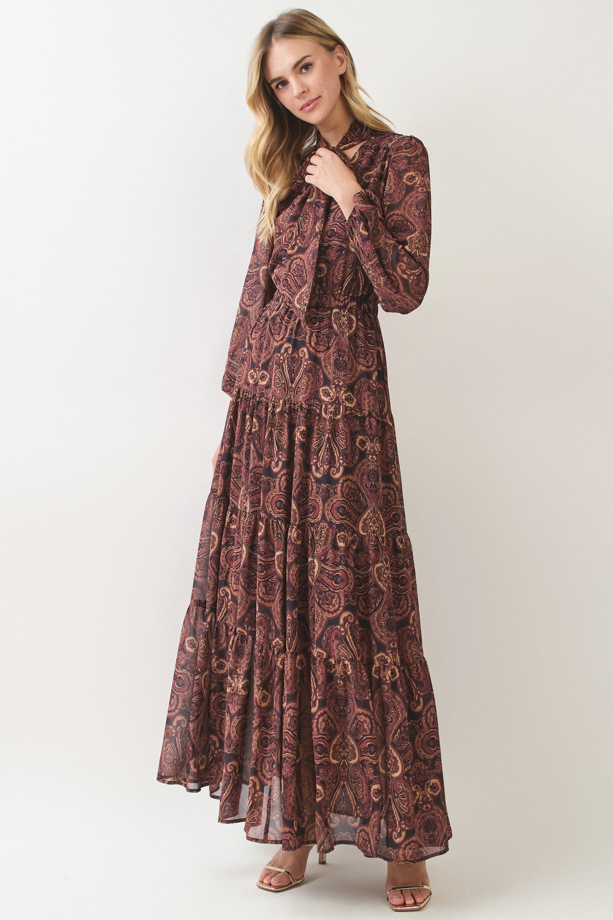 Juliette Long Sleeve Maxi Dress