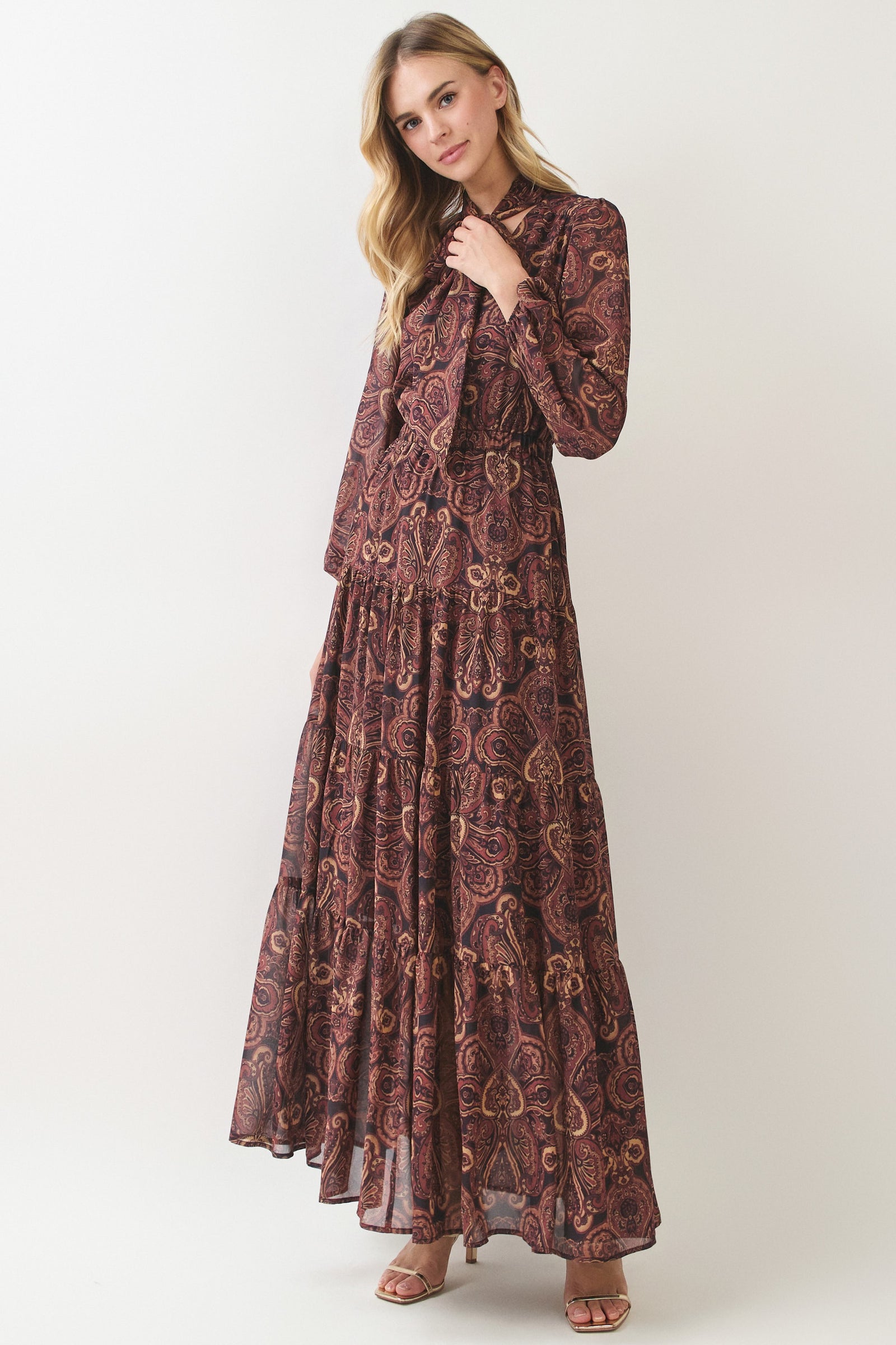 Juliette Long Sleeve Maxi Dress