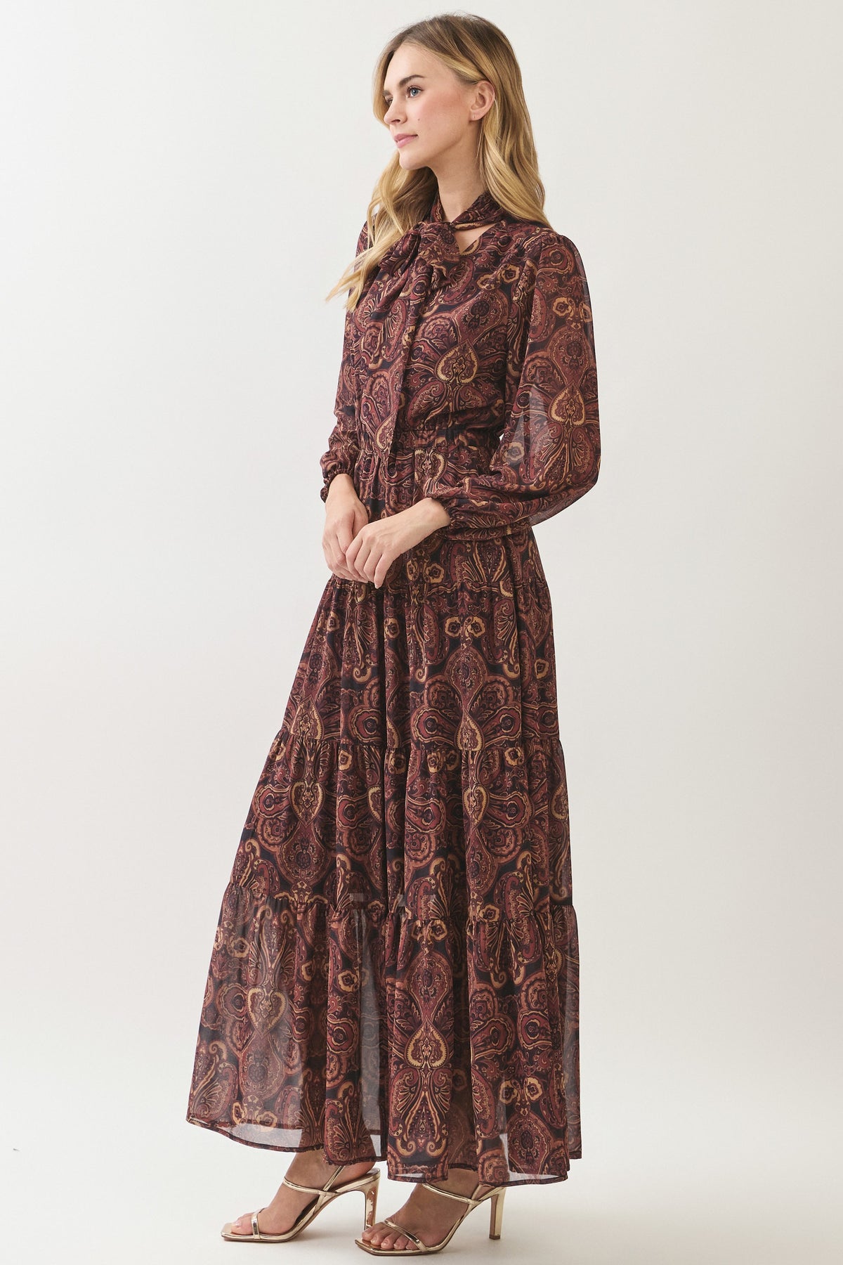Juliette Long Sleeve Maxi Dress