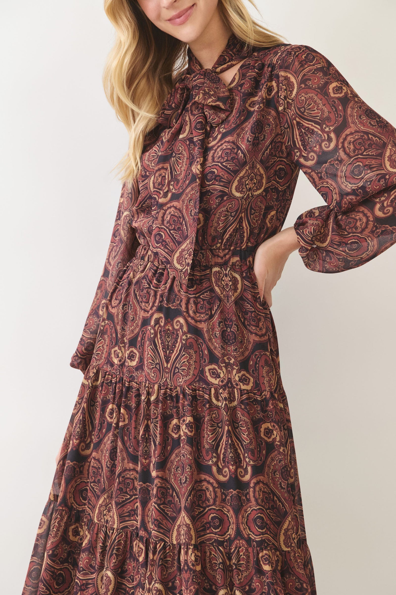 Juliette Long Sleeve Maxi Dress