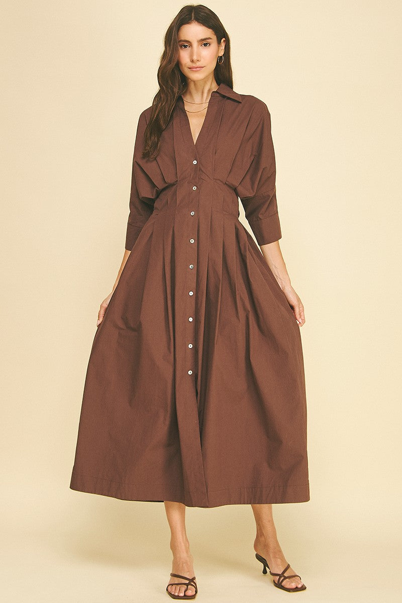 Margot Button Down Dress